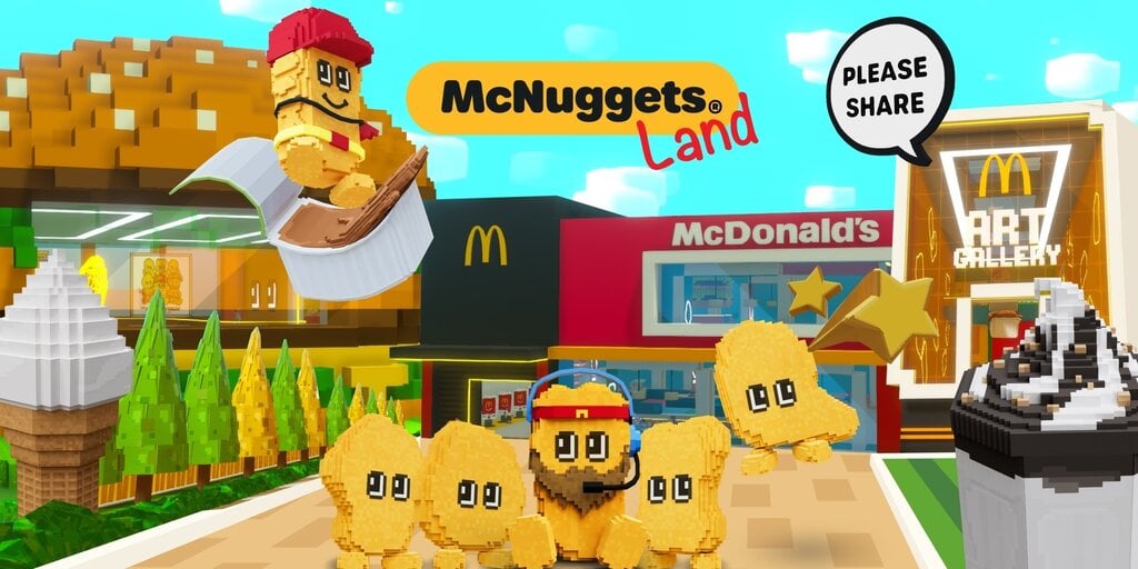 Welcome to McNuggets Land: McDonald’s Launches Metaverse Game in ‘The Sandbox’ - Decrypt SAND PlatoBlockchain Data Intelligence. Vertical Search. Ai.
