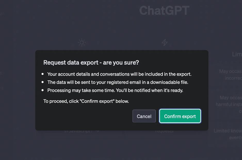What ChatGPT Knows about You: OpenAI’s Journey Towards Data Privacy outage PlatoBlockchain Data Intelligence. Vertical Search. Ai.