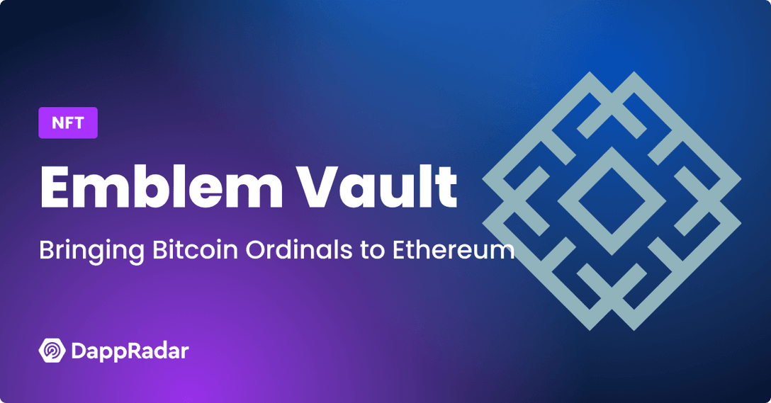 What is Emblem Vault: Trading Bitcoin Ordinals NFTs on Ethereum DappRadar PlatoBlockchain Data Intelligence. Vertical Search. Ai.
