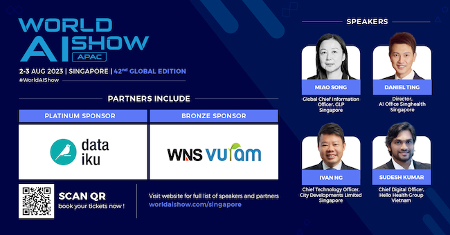 World AI Show Returns for its 42nd Edition in Singapore Government Officials PlatoBlockchain Data Intelligence. Vertical Search. Ai.