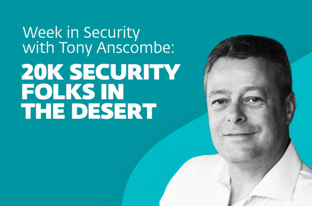 20 XNUMX säkerhetsmänniskor i öknen – Vecka i säkerhet med Tony Anscombe