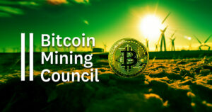 63% de energia renovável usada pelo Bitcoin Mining Council, representando 43% da rede global de mineração