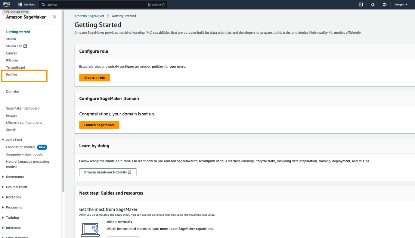 Anuncio de la versión preliminar de Amazon SageMaker Profiler: realice un seguimiento y visualice datos detallados de rendimiento del hardware para sus cargas de trabajo de entrenamiento de modelos | Servicios web de Amazon