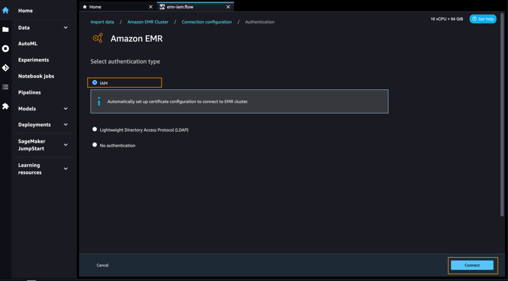 Apply fine-grained data access controls with AWS Lake Formation in Amazon SageMaker Data Wrangler | Amazon Web Services Idle PlatoBlockchain Data Intelligence. Vertical Search. Ai.