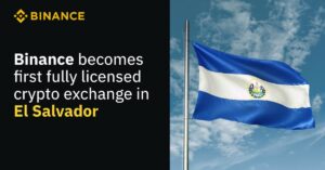 Binance: El Salvador podeli licenco za kripto izmenjavo Global Firm
