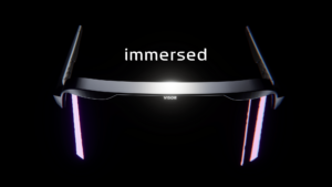 Immersed's 4K per Eye Visor میں ہاتھ اور آنکھ کی ٹریکنگ بھی ہے۔