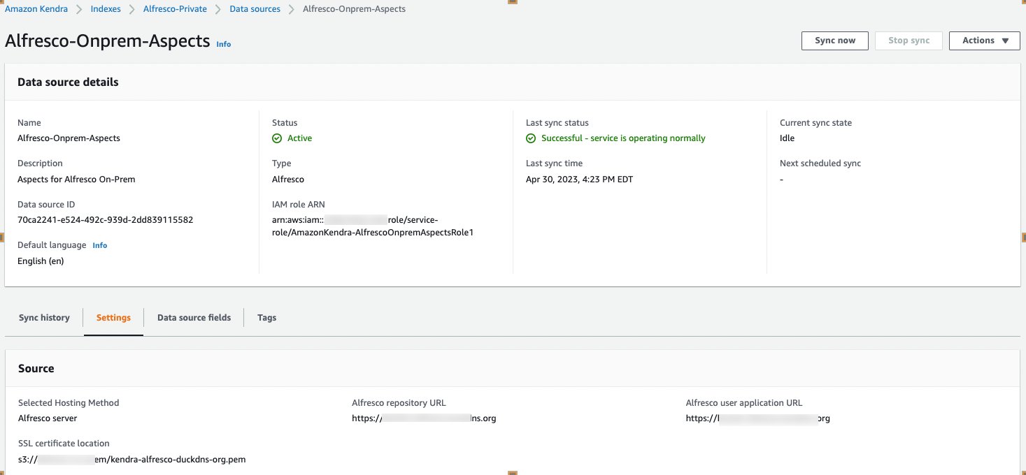 אינדקס את התוכן Alfresco שלך באמצעות מחבר אמזון Kendra Alfresco החדש | Amazon Web Services PlatoBlockchain Data Intelligence. חיפוש אנכי. איי.