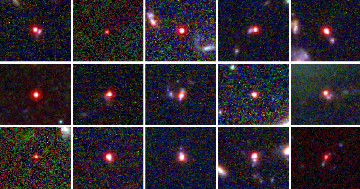 JWST Spots Giant Black Holes All Over the Early Universe | Quanta Magazine flashing PlatoBlockchain Data Intelligence. Vertical Search. Ai.
