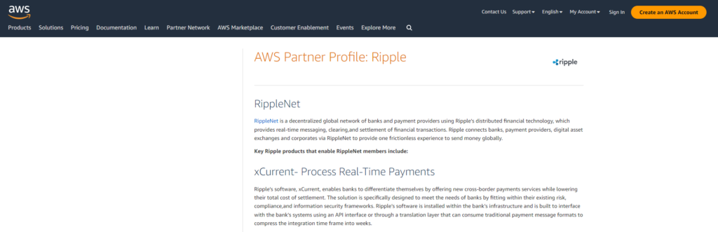 Ripple's XRP Skyrocketed as Amazon Announced Strategic Partnership PlatoBlockchain Data Intelligence. Vertical Search. Ai.