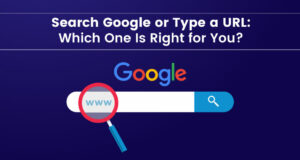 搜索 Google 或输入 URL：哪一个适合您？