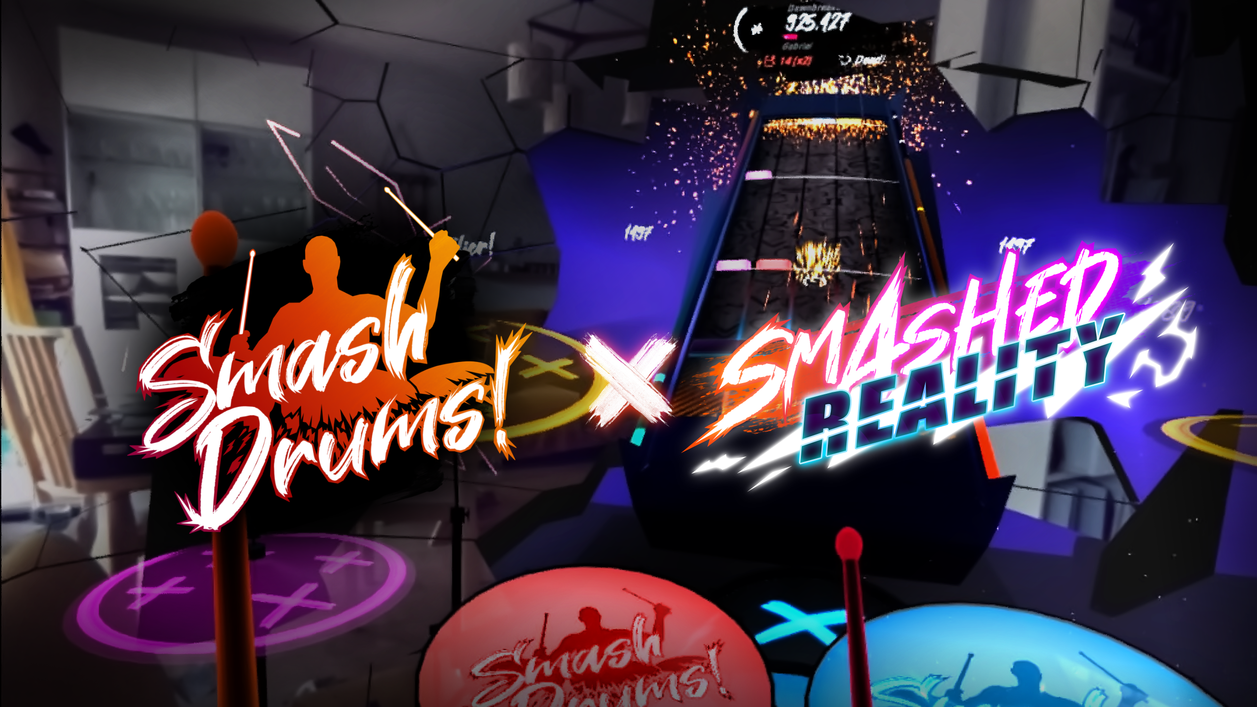 Smash Drums がクエストで「Smashed Reality」MR アップデートを公開