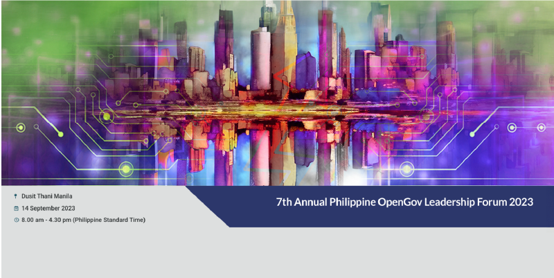 7. Yıllık Filipin OpenGov Liderlik Forumu 2023