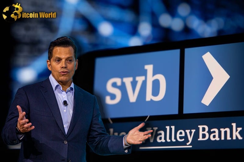According to a report, Scaramucci is the front-runner for the Silicon Valley Bank’s venture capital unit. exempt PlatoBlockchain Data Intelligence. Vertical Search. Ai.