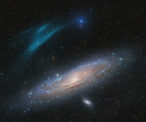 Andromeda galakse fotografi tasker Royal Observatory Greenwich pris – Physics World