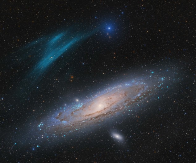Andromeda galaxis fényképes táskák Royal Observatory Greenwich díj – Fizika Világ