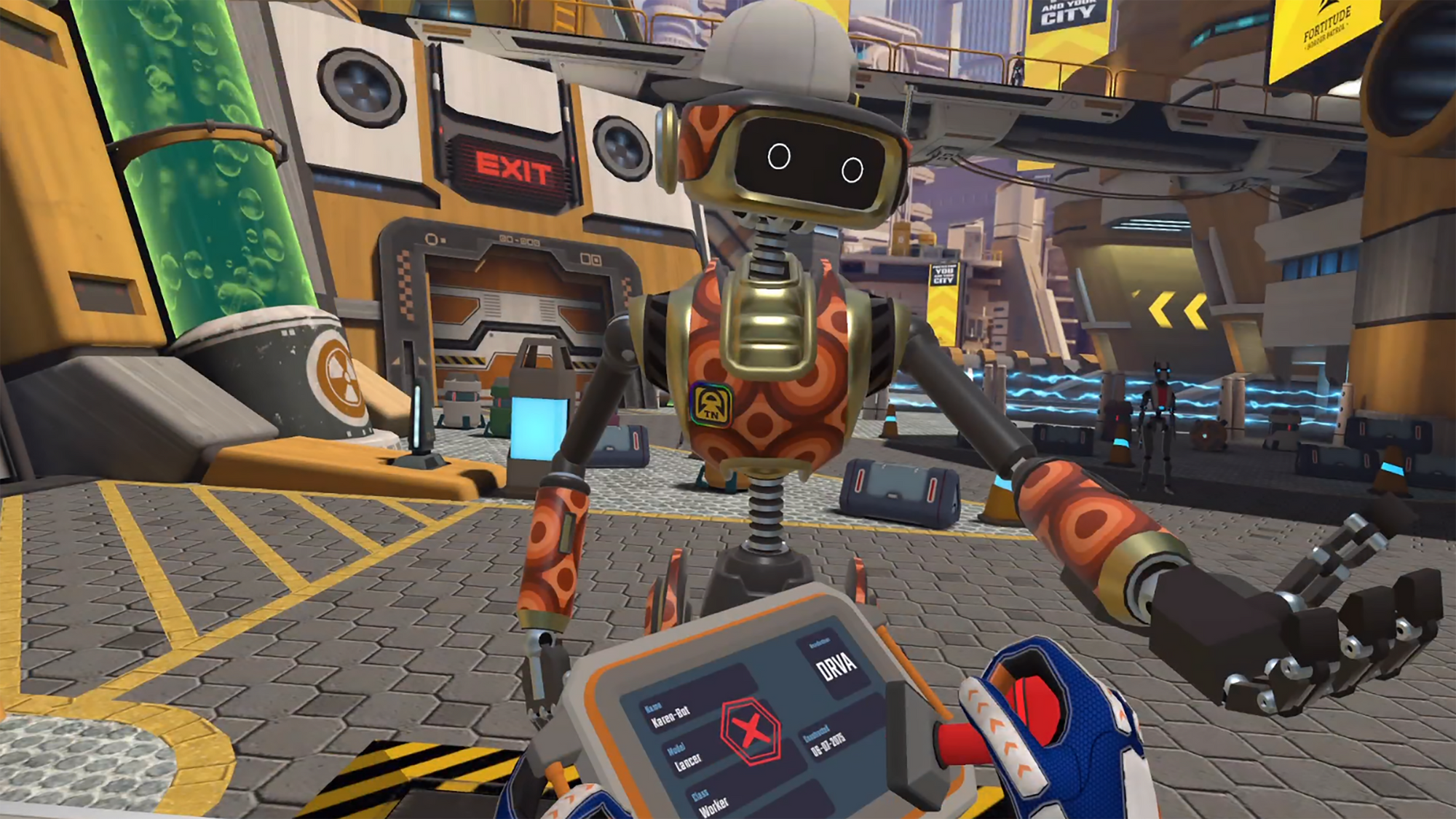 لعبة Border Bots VR عالقة في الجمارك، وسيتم شحنها الآن في عام 2024