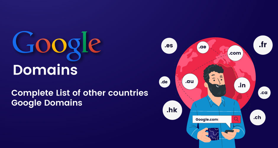 Country Wise Google Domains Lists September 2023