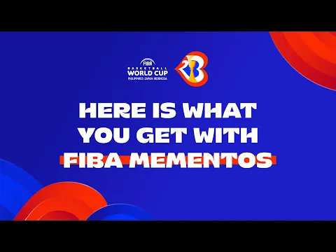 आधिकारिक FIBA ​​बास्केटबॉल विश्व कप 2023 स्मृति चिह्न