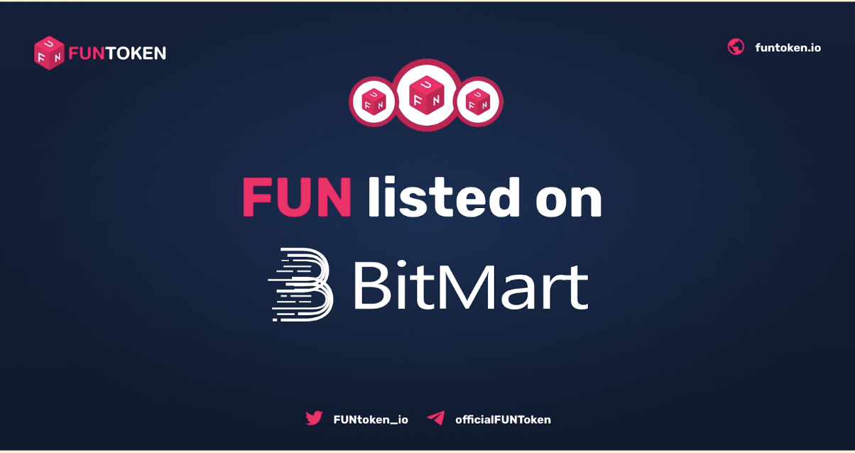 FUNToken siseneb uude ajastusse, kui see liitub BitMart Exchange'i ridadega, laiendades iGaming'i entusiastide võimalusi | Bitcoini reaalajas uudised