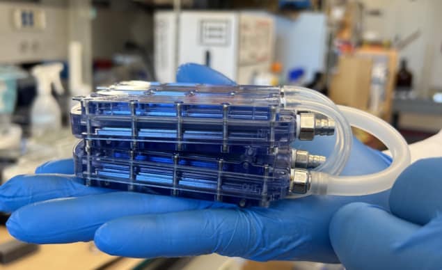 Prototype bioreactor for treating kidney failure