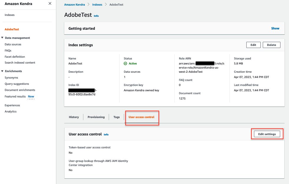 Cerca in modo intelligente i contenuti di Adobe Experience Manager utilizzando Amazon Kendra | Amazon Web Services PlatoBlockchain Data Intelligence. Ricerca verticale. Ai.