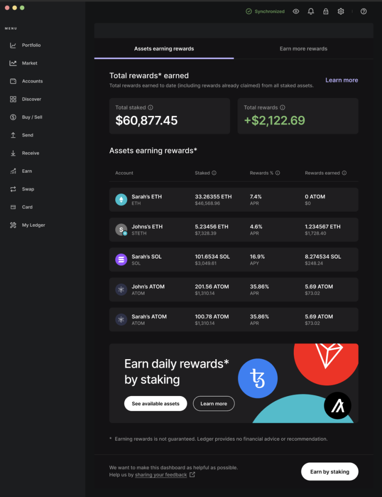 Ledger Live New ‘Earn’ Section Is Here! Grow Your Portfolio The Right Way | Ledger safeguarded PlatoBlockchain Data Intelligence. Vertical Search. Ai.