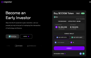Nytt AI-krypteringsprosjekt Cogwise lanserer forhåndssalg av token - øke handelen din