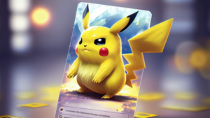 Kartu NFT Menampilkan Pokémon Anime Legendaris di Blockchain Polygon (MATIC).