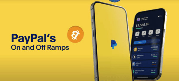 Функция PayPal Crypto On and Off Ramps