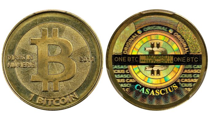 Casascius 2011 1 Bitcoin
