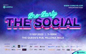 ЗАРЕЄСТРУЙТЕСЯ ЗАРАЗ: подія Coinlive перед TOKEN2049 «The Social Pre-Party'»
