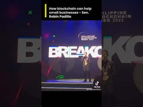 Senator Robin Padilla Philippine Blockchain Week 2023 Keynote Speech Clip