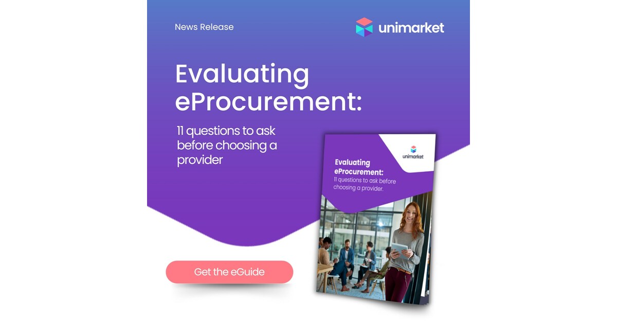 Unimarket Releases New eGuide 'Evaluating eProcurement Solutions' pitches PlatoBlockchain Data Intelligence. Vertical Search. Ai.