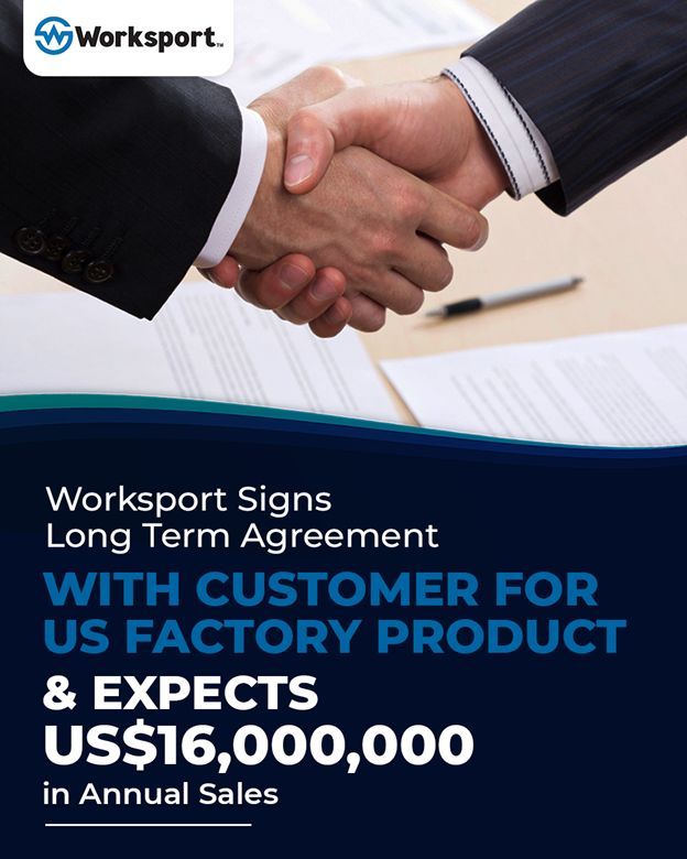 Worksport Signs Long Term Agreement with Customer for US Factory Product and Expects US$16,000,000 in Annual Sales, Marking Significant Growth and Demand at NY Factory Company news PlatoBlockchain Data Intelligence. Vertical Search. Ai.
