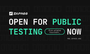 zkPass نے پبلک ٹیسٹنگ کے لیے اپنے پری الفا ٹیسٹ نیٹ کو کھولنے کا اعلان کیا۔