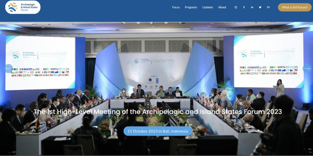 Fórum AIS (Estados Arquipelágicos e Insulares) 2023 destaca a Economia Azul para mitigar as mudanças climáticas