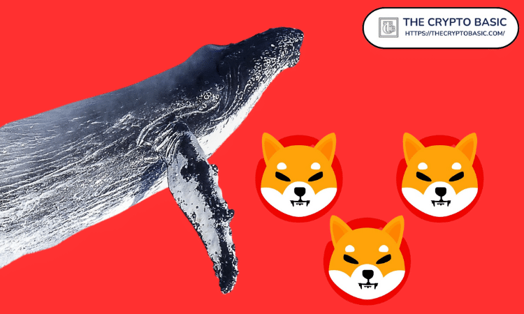 En annen ukjent Shiba Inu-hval beveger seg 4.5 billioner SHIB ettersom prisen faller 2.3 %