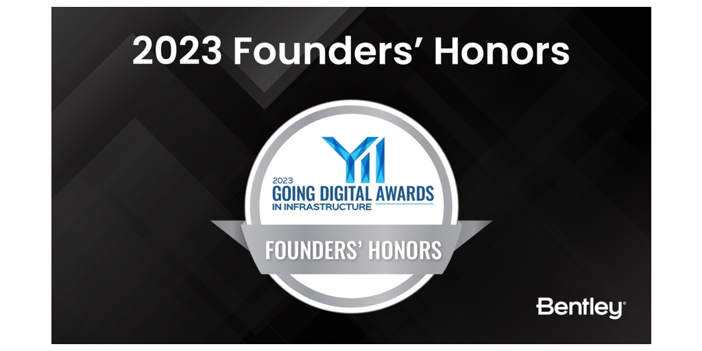 Bentley Systems Announces the 2023 Going Digital Awards in Infrastructure Founders’ Honors PlatoBlockchain Data Intelligence. Vertical Search. Ai.
