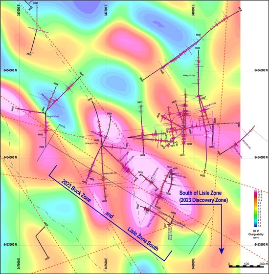 Cannot view this image? Visit: https://platoblockchain.com/wp-content/uploads/2023/10/doubleview-announces-south-lisle-zone-drill-holes-extend-the-main-lisle-deposit-for-120-meters-1.jpg