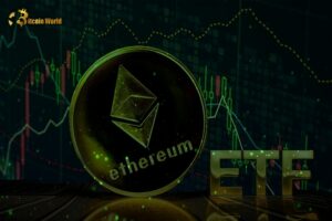 ETFs that invest in ethereum futures receive a cool response on their first trading day.