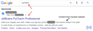 Динамічні оголошення в пошуковій мережі Google використовували для розповсюдження зловмисного програмного забезпечення