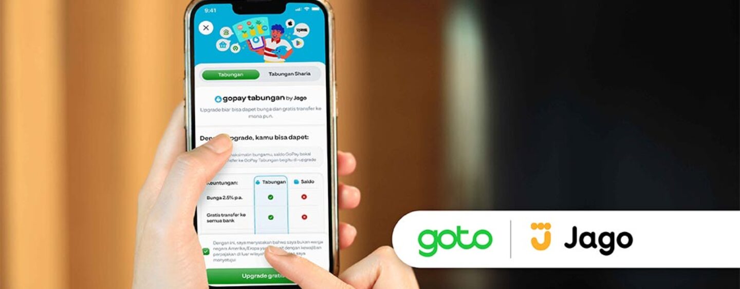 GoTo ו-Bank Jago מוציאים הצעה חדשה לחשבון בנק באינדונזיה