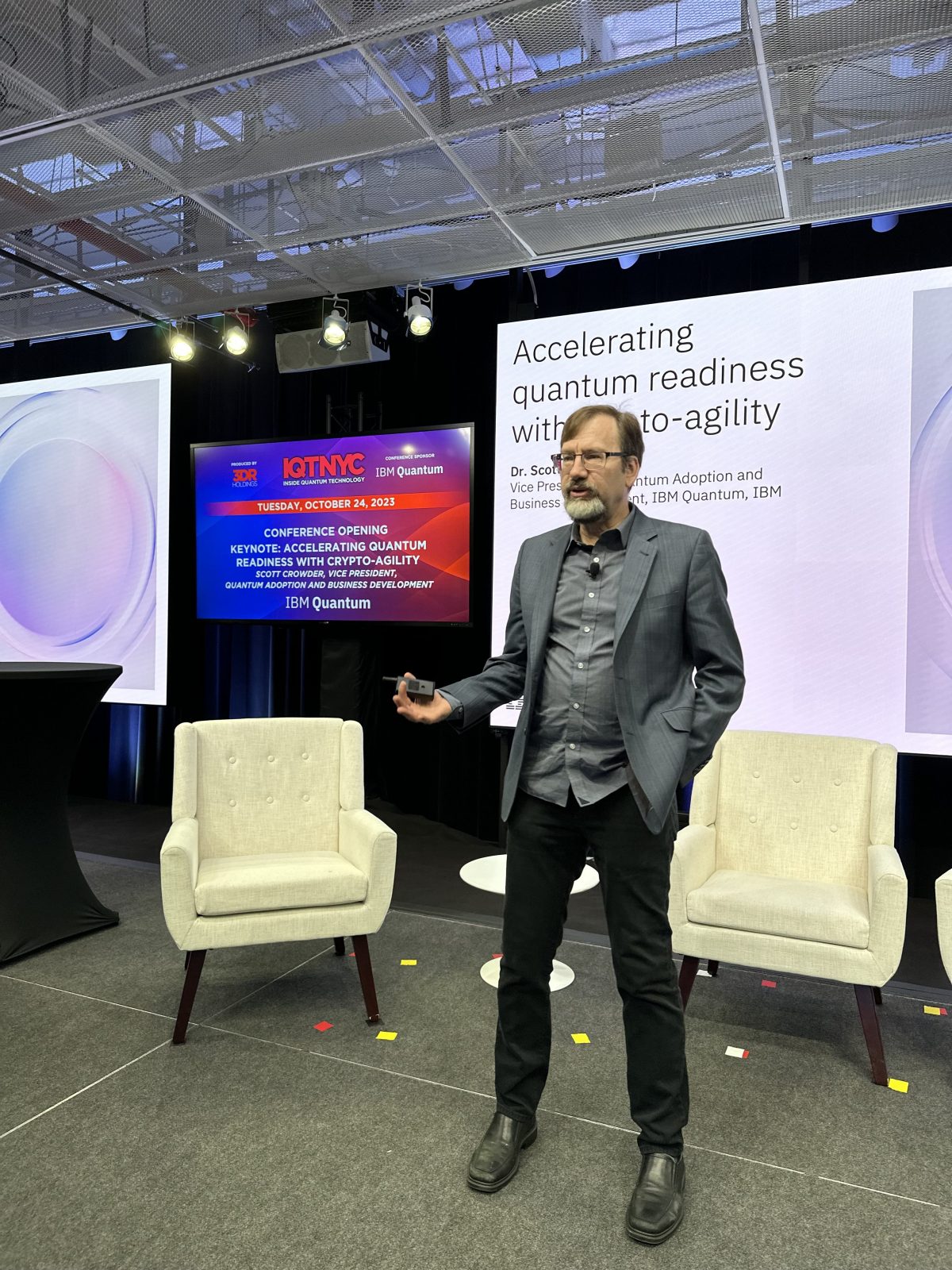 IQTNYC 2023 opens to robust attendance and beautiful weather and keynoter Scott Crowder of IBM Quantum - Inside Quantum Technology attendance PlatoBlockchain Data Intelligence. Vertical Search. Ai.