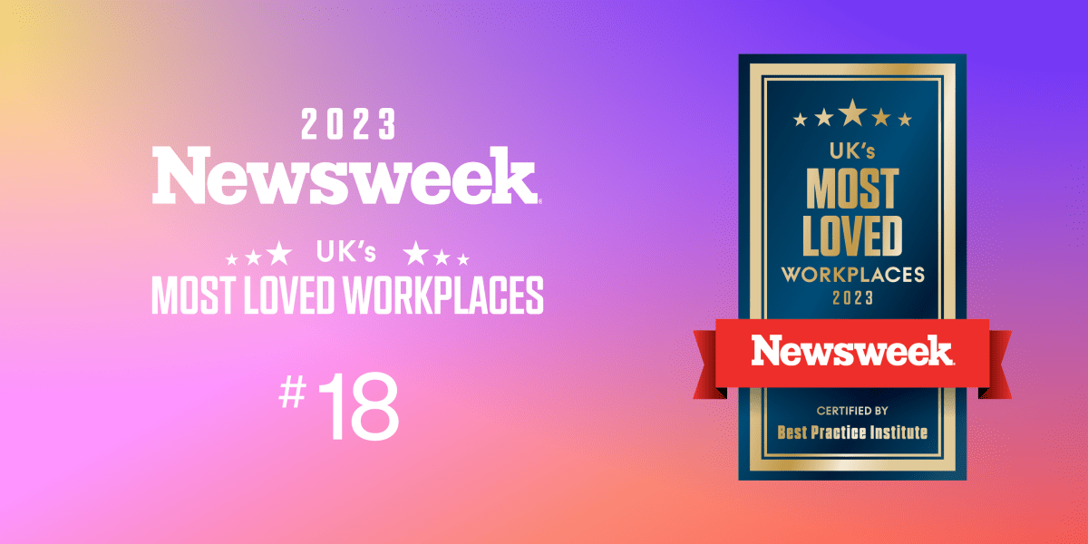 Kraken a Newsweek 2023-as 100 legkedveltebb munkahelye az Egyesült Királyságban