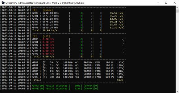 Novo SRBMiner-Multi 2.3.9 com correções e melhorias para Dynex (DNX)