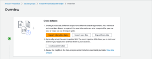 Készítse elő adatait az Amazon személyre szabásához az Amazon SageMaker Data Wrangler | Amazon webszolgáltatások