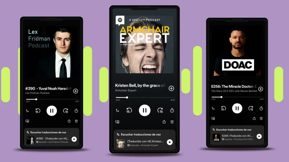 Spotify's game-changing AI multilingual voice translation technology for podcasts Podcasts PlatoBlockchain Data Intelligence. Vertical Search. Ai.