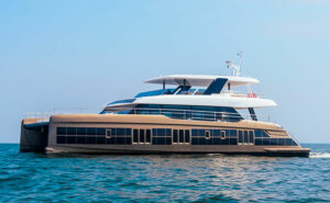 US Premiere of the 80 Sunreef Power Eco, the world's most advanced electric luxury yacht