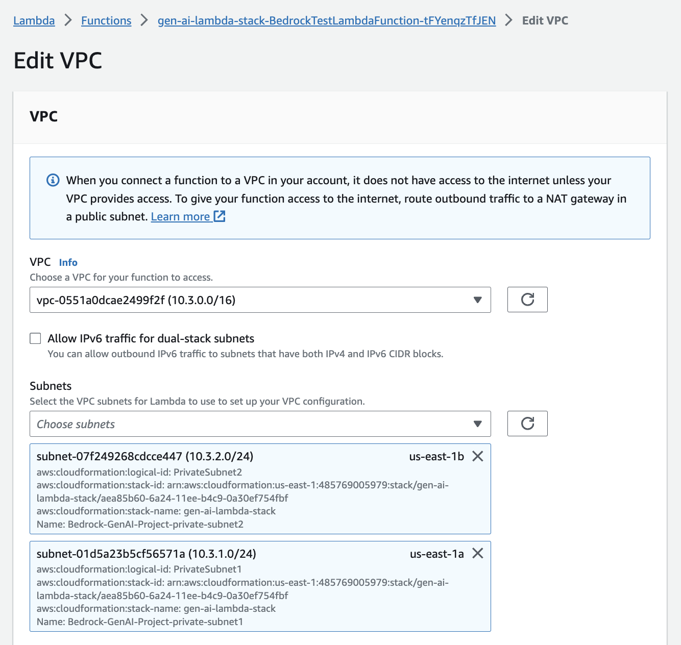 Use AWS PrivateLink to set up private access to Amazon Bedrock | Amazon Web Services Product information PlatoBlockchain Data Intelligence. Vertical Search. Ai.