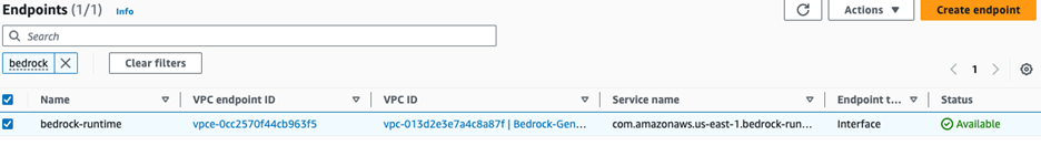 Use AWS PrivateLink to set up private access to Amazon Bedrock | Amazon Web Services Soccer PlatoBlockchain Data Intelligence. Vertical Search. Ai.
